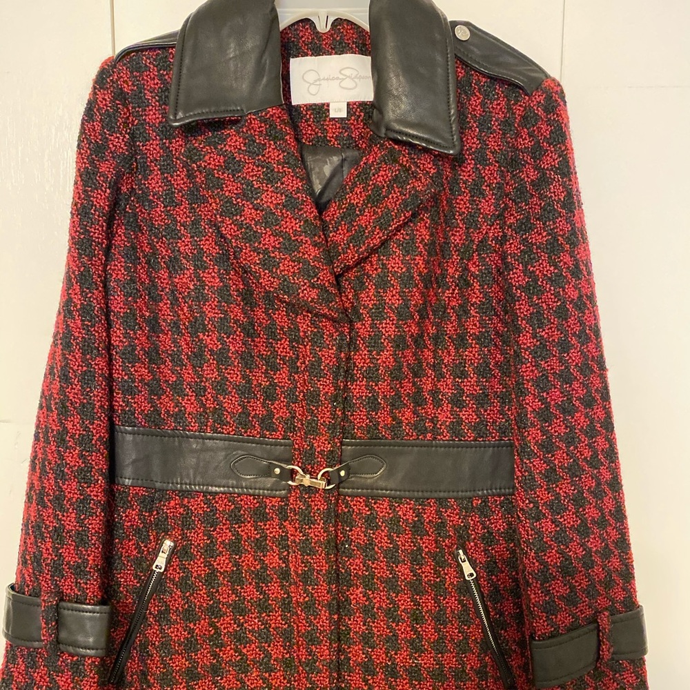 Houndstooth Coat Size L
